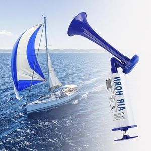 Boat Air Horn, Handheld Signal Boat Horn Bear Horn Self Defense, Aluminum Super Loud Noise Makers Air Pump Sports And Marine Signal Safety Alarm Horns for Boating, Sports Events, Birthday Parties