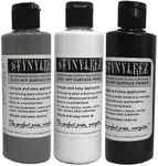 Badger Air-Brush Co. SNR-410 Stynylrez, 3 Piece Assortment, White, Gray, Black, 12 Ounce