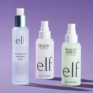 e.l.f. Dewy Coconut Setting Mist – Hydrating Makeup Setting Spray, 80mL