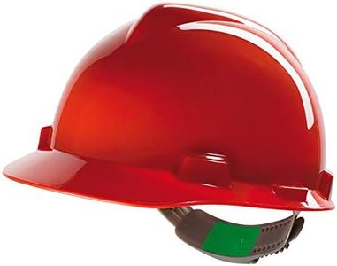 MSA V-Gard Hard Hat Safety Helmet 6 Colours MSAGV Colour=Red