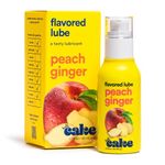 Hello Cake Peach Ginger Flavored Personal Lubricant - Water-Based Lube - No Aftertaste, Easy Clean-Up - Vegan, Sugar-Free, Gluten-Free, & Hormone-Free - 1.7 fl oz