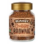 BEANIES Flavoured Instant Coffee Powder Chocolate Brownie Hot & Cold Coffee Makes 25 Cups 100% Arabica Light Roasted Coffee Sugar Free 50g. Bottle (Chocolate Brownie)