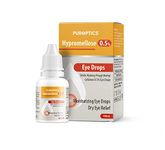 Puroptics Hypromellose 0.5% Eye Drops for Dry Eyes - Itchy Eye Drops Treatment to Refresh and Relieve Tired & Dry Eyes | Lubricating Eye Drops for Irritated Itchy Dry Eyes