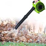 Calager Cordless Leaf Blower,26CC 2-stroke Engine Petrol Leaf Blower,Powerful Gas Powered Leaf Blower,Small Lightweight Handheld Leaf Blower Air Blower Garden Blower for Lawn Yard