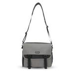 CarryPro Shockproof Camera Bag for DSLR/SLR - Water-Resistant Camera Sling Bag with Padded Compartment for Drone & Tripod, Multiple Pockets & Quick Release Buckles, 10L fits 14inch Laptop, Grey