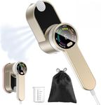 PKBD Travel Iron Handheld Clothes Steamer,Travel Steamer for Clothes Wrinkle Remover-Steamer Iron with LED Screen 6 Speed Steam 10S Rapid Heating-1200W Portable Clothes Steamer for Home & Travel,Gold