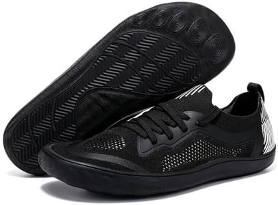 Zero Drop Barefoot Cross Trainer Sneakers Black Size 7.5 Women/6.5 Men