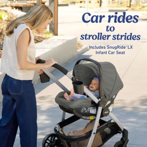 Graco Modes Pramette Travel System – Stroller & SnugRide 35 Car Seat, Ellington