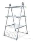 HomeRepublic Deluxe Maxi Plus Electric Air Dryer 3 Tier plus Shoes Rack Clothes Dryer Energy Saving Multi Purpose Clothes Rack Less Than 6p per Hour (3 Tier)