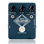 JOYO Distortion Guitar Effect Pedal with Selectable MOSFET & FAT Clipping Thick Boost Distortion True Bypass (SPLINTER JF-21)