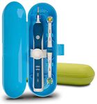 meilinkeji Plastic Electric Toothbrush Travel Case for Oral-B Pro Series, 2 Packs (Blue&Green)