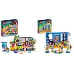 LEGO Friends Aliya's Room & Liann's Room Building Sets | Collectible Art & Bedroom Playsets for Girls & Boys Ages 6+