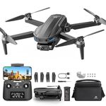 DEERC D65 4K EIS Camera Drone with 2-Axis Gimbal for Adults, 26-Min Long Flight Time, Easy GPS Quadcopter with Brushless Motor, 4K/30FPS, Auto Return, Follow Me, Under 249g, Ideal for Beginners