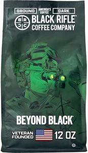 Black Rifle Coffee Company Beyond Black, Dark Roast Ground Coffee, 12 OZ Bag