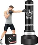 Freestanding Punching Bags for Adults Teens, 71" Freestanding Punching Bag with Stand,Suitable for Kickboxing Martial Arts MMA Dummy Karate Home Gym Training(Not Included Pump and Gloves) Macho Model