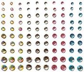 Neva Nude 100 Ready to Wear Pastel Gemmies Single Jewel Crystal Sticker for Face Body Pink Teal Blue Clear Iridescent