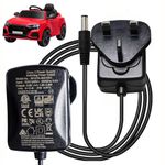 6V 1000mA Charger for Kids Electric Ride on Toys, 6 Volt charger Adapter for Ride on Car UK Plug Supply Power Adapter for Power Wheels Electric Ride-Ons Accessories