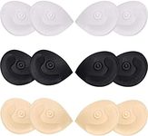 Bra Pad Inserts,URSMART Inserts Bra Cups Replacement Bra Pads Women's Comfy Sports Cups for Sport Bra Bikini Bra (6 Pairs 3colors B/C)