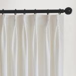 Artdix White Chevron Sheer Curtains