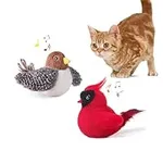 Potaroma Cat Toys Chirping Birds 2 