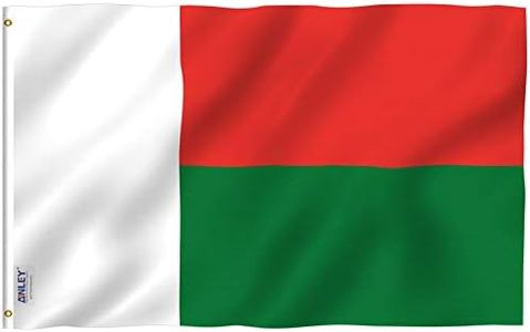 ANLEY Fly Breeze 3x5 Feet Madagascar flag - Vivid Color and Fade Proof - Canvas Header and Double Stitched - Madagascan Flags Polyester with Brass Grommets 3 X 5 Ft