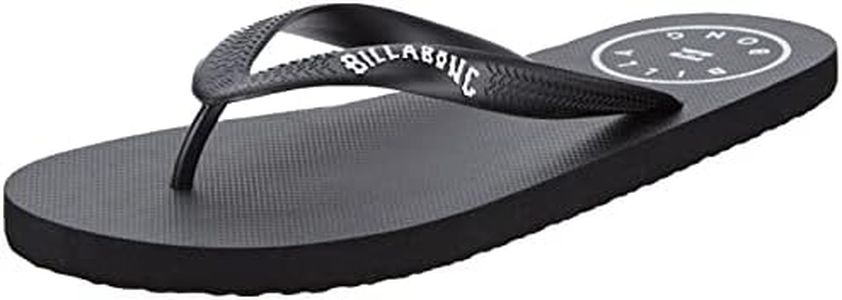 Billabong Men's Flip Flops, black, 10 AU
