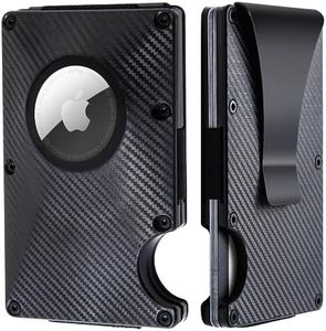 Airtag Wallet,Aluminum Metal Smart airtag Wallet, RFID Blocking Card Wallet with airtag Holder,Compatible Apple airtag for Mens