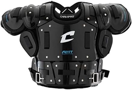 Champro Air Management Plated Umpire Chest Protector for Baseball and Softball Officials, Medium,Black