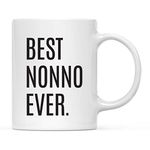 Andaz Press 11oz. Coffee Mug Birthday Gift, Best Nonno Ever, 1-Pack