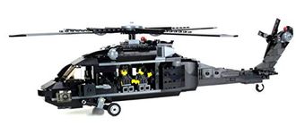 Colleectible Battle Brick Army Transport Helicopter Custom Set