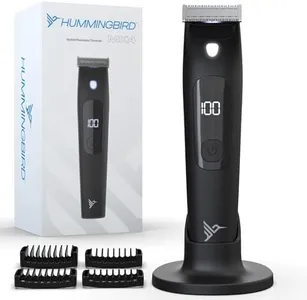 HUMMINGBIRD MK4 Electric Body Hair Trimmer for Men – Body Groomer Kit for Privates, Waterproof Shaver for Hard to Reach Areas, USB-C Rechargeable, LED Display & Storage Base