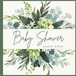 Baby Shower Guest Book: Greenery Gu