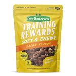 Training Reward Dog Treat Bacon Flavor 20 OZ & 1 Dog Ring,Brown