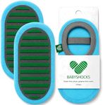 BabyShocks Real Grip That Won’t Slip 2-Pack Toddler Non-Slip Grip Socks with Full Grip Sole & Stay-On Fit (12–36 Months)