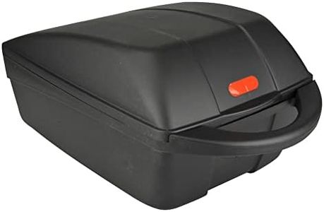 fischer gepäckbox pour Porte-Bagages vélo Volume: env. 15 l, verrouillable, 2 clés incluses, Noir, 19 x 26 x 42 cm