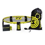 Spikeball Pro Kit (Tournament Edition) - Includes Upgraded Stronger Playing Net, New Balls Designed to Add Spin, Portable Ball Pump Gauge, Backpack