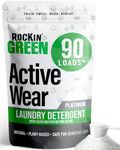 Activewear Laundry Detergent (90 Loads) - Safe for Sensitive Skin, Fights Sweat Stains & Odors Hypoallergenic Laundry Soap Baby Laundry Detergent, Natural Laundry Detergent Powder Savon Lessive 48oz