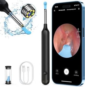 Oxbird HD Wireless Otoscope with Light Ear Wax Camera, Ear Wax Remover Removal Cleaner Cleaning Kit, Suitable for Apple/Android, Dad and Madam Artifact, Love Otoscope Tool