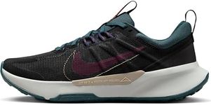 NIKE Women's Running Low, Black Night Maroon Deep Jungle, 7