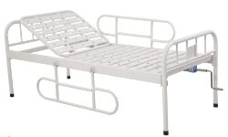 Kraft Manual Semi Fowler Backrest Bed with Foam Mattress Classic (144)