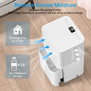 Hangsun 12L Dehumidifier – Portable Moisture Absorber for Home