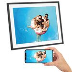 AGFA PHOTO - 17" High-resolution Digital Photo Frame with Touchscreen, Wi-Fi, 32 GB Memory, Instant Photo and Video Sharing - Realiview Model - Black