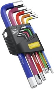 AMTOVL Allen Wrench Set, 9PCS for Vehicle, and Bicycle Repairs (9 PCS HEX SET)