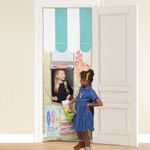 ImagineHaven Doorway Kids Playhouse with Drawstring Bag, Cotton Canvas Kid Play House - Fits Most Doors - 30 Seconds to Set Up or Put Away - for playrooms, Kids Rooms and Anywhere in Your Home