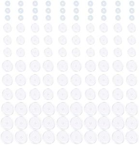 Clear Piercing Disc For Piercing Bump,Pressure Silicone Earrings For Keloids Healing Pads Belly Button Piercing Kit, 3MM5MM7MM9MM, silica gel, no gemstone