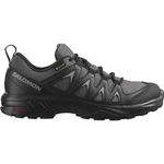 SALOMON Women's X Braze Gore-Tex Hiking Shoe, Magnet/Black/Black, 6 UK