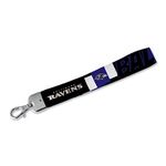 Rico Industries NFL Football Baltimore Ravens Wrist Lanyard Key Chain, Cute Wristlet Strap Keychain Holder for Women Men Car Keys ID Badges Card Wallet Phone Camera