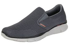 Skechers Men's Equalizer- Double Play Shoe, Charcoal/Grey, 12 W US