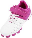 Sooneeya Kid's Turf Unisex-Child Molded Softball Cleats Lightweight FG Baseball Cleats Rose Size 6 M US Big Kid