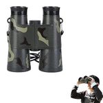 Binocular for Kids, Jungle Camouflage Color Binoculars Toys with Drawstring, Kids Binoculars Toys, Compact Binoculars, Telescope Toy, Explore Binoculars Toys is for Hiking, Bird Watching